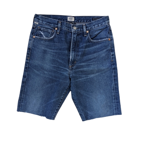 CITIZENS OF HUMANITY Dree High Rise Cut Off Shorts-28 - Picture 2 of 15